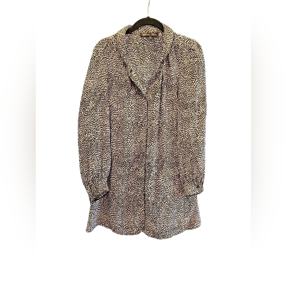 Winter Kate silk blouse button-up  small